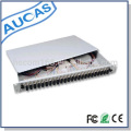 Aucas 24 puertos de fibra óptica patch panel 1U montaje en rack